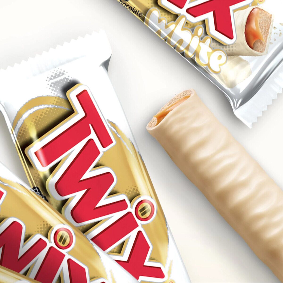 Twix White Chocolate Bars – 32 x 46g (Standard Size) Box